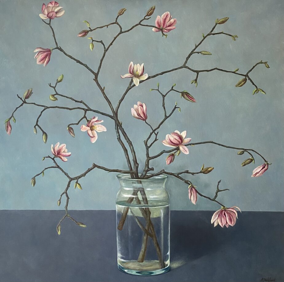 Magnolia takken in tooi