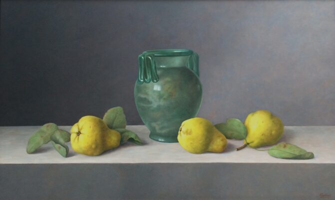 Kweeperen schilderij Annelies Jonkhart